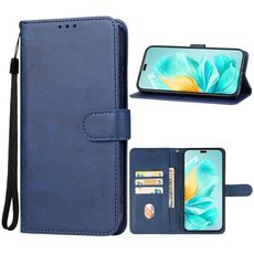 Custodia in pelle per telefono Honor 200 (blu)