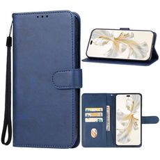 Custodia in pelle per telefono Honor 200 Pro (blu)