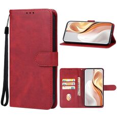 Custodia in pelle per telefono Ulefone Note 17 Pro (rossa)
