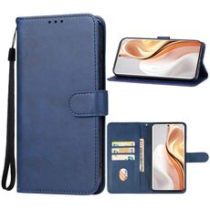 Custodia in pelle per telefono Ulefone Note 17 Pro (blu)