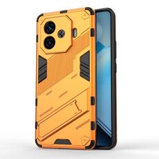 Per vivo iQOO Z9 Turbo 5G Punk Armor 2 in 1 PC + custodia per telefono in TPU con supporto (arancione)