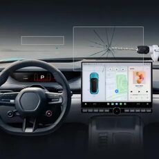 Per XIAOMI SU7 Pellicola protettiva per navigatore per auto Pellicola in vetro temperato