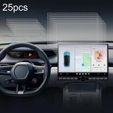 Per XIAOMI SU7 25 pezzi Pellicola protettiva per navigatore per auto Pellicola in vetro temperato