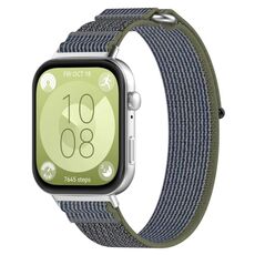 Per cinturino in nylon Huawei Watch Fit3 Loop (verde grigio)