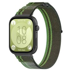 Per cinturino in nylon Huawei Watch Fit3 Loop (verde scuro)