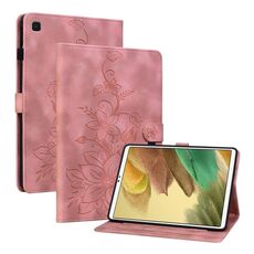 Custodia per tablet in pelle goffrata Giglio per Samsung Galaxy Tab S5e T720 (rosa)