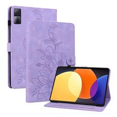 Custodia per tablet in pelle goffrata Xiaomi Redmi Pad 10.61 (viola)