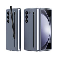 Custodia per telefono antiurto Skinfeel per Samsung Galaxy Z Fold 6 con penna (grigio scuro)