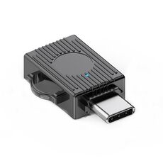 Adattatore OTG per disco U ad alta velocità convertitore da USB a Type-C 3.0 JS-103 (nero)