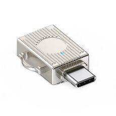 Adattatore OTG per disco U ad alta velocità convertitore da USB a Type-C 3.0 JS-103 (oro)