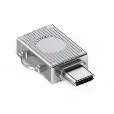 JS-103 Adattatore OTG per disco U ad alta velocità da USB a Type-C 3.0 (Argento)