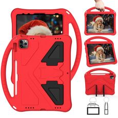 Per iPad Air 11 2024 Custodia tablet antiurto EVA con supporto (rosso)