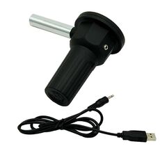 Accessori per barbecue all'aperto con ventilatore per griglia 5V DC con cavo USB (nero)
