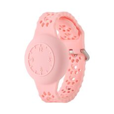Per Airtag Cat Claw Posizionatore cinturino orologio Custodia protettiva Dispositivo anti-smarrimento Custodia impermeabile(Rosa)