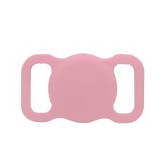 Per Airtag Pet Collar Tracker Custodia in silicone Custodia protettiva per dispositivo anti-smarrimento del cane (rosa)