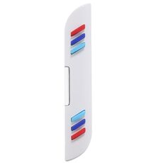 Adesivo decorativo antigraffio con striscia anticollisione per portiera dell'auto, colore: Q3 bianco