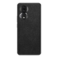 Custodia per telefono in pelle PU per Honor 80 Cross Texture (nera)