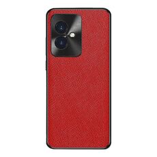 Custodia per telefono in pelle PU per Honor 100 Cross Texture (rossa)