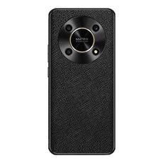 Custodia per cellulare in pelle PU con trama incrociata per Honor X30 (nera)