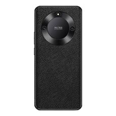 Custodia per cellulare in pelle PU con trama incrociata per Honor X40 (nera)