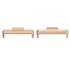Per Huawei Watch Fit3 20mm 1 paio di connettori per cinturino in metallo (oro rosa)
