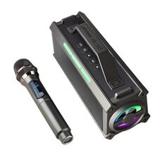 L202 Altoparlante Bluetooth wireless portatile da esterno Altoparlante per karaoke domestico, Stile: microfono singolo