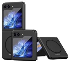 Custodia protettiva magnetica antiurto per Samsung Galaxy Z Flip6 5G Skin Feel (nera)