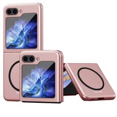 Custodia protettiva magnetica antiurto per Samsung Galaxy Z Flip6 5G Skin Feel (rosa)