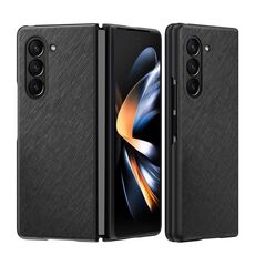 Per Samsung Galaxy Z Fold6 5G Custodia per telefono antiurto all-inclusive a grana incrociata (nera)