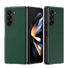 Custodia per telefono antiurto all-inclusive per Samsung Galaxy Z Fold6 5G Litchi Texture (verde)