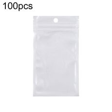 10 x 18 cm 100 pezzi di pellicola perlescente busta a chiusura lampo sacchetti autosigillanti in plastica traslucida