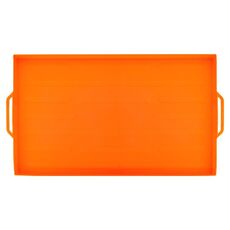 Per Blackstone Grill 22 pollici copertura in silicone tampone di pulizia protettivo per barbecue (arancione)