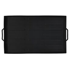 Per Blackstone Grill 22 pollici copertura in silicone tampone di pulizia protettivo per barbecue (nero)