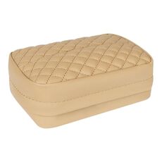 Scatola per braccioli con visiera parasole per auto, scatola per fazzoletti appesi sul retro (beige)