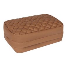 Scatola per braccioli con visiera parasole per auto, scatola per fazzoletti appesi sul retro (marrone)