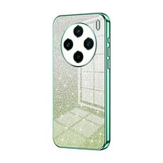 Custodia per telefono elettrolitico in polvere glitter sfumata per vivo X100s (verde)