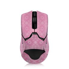 Adesivi per mouse antiscivolo con motivo fiocco di neve per Razer Viper Ultimate Pink Full Surround