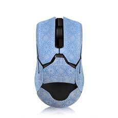 Adesivi per mouse antiscivolo con motivo fiocco di neve per Razer Viper Ultimate Blue Full Surround