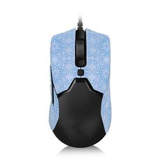Adesivi per mouse antiscivolo con motivo fiocco di neve per Razer Viper Mini Blue Half Surround