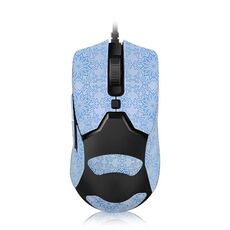 Adesivi per mouse antiscivolo con motivo fiocco di neve per Razer Viper Mini Blue Full Surround