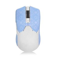 Adesivi per mouse antiscivolo con motivo fiocco di neve per Razer Viper V2 Pro Blue Half Surround