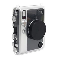 Per FUJIFILM Instax mini EVO Copriobiettivo per fotocamera Coperchio protettivo in lega di alluminio (Nero)