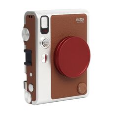 Per FUJIFILM Instax mini EVO Copriobiettivo per fotocamera Custodia protettiva in lega di alluminio (Rosso)