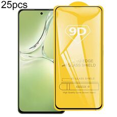 Per OPPO K12x 25 pezzi 9D Pellicola in vetro temperato con schermo a colla completa