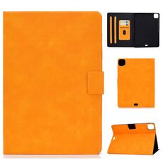 Custodia smart tablet in pelle di vacchetta per iPad Pro 11 2024 (cachi)