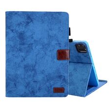 Custodia per tablet in pelle con trama in tessuto per iPad Pro 11 2024 (blu)