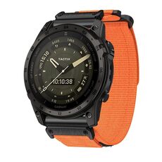 Per cinturino in nylon a due sezioni Garmin MARQ Athlete Gen 2 da 22 mm (arancione)