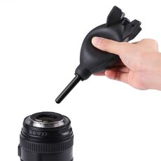 Sfera pulisci polvere in gomma a razzo per filtro obiettivo fotocamera, CD, computer, apparecchiature audiovisive, PDA, occhiali e LCD