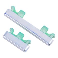 Per Samsung Galaxy Tab A7 10.4 2020 SM-T500/T505 Pulsante di accensione originale + pulsante di controllo volume (Argento)