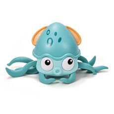 Sensore elettrico per bambini Giocattolo a polpo Evitamento automatico degli ostacoli Suono Luce Strisciante Giocattolo eccentrico(Verde)